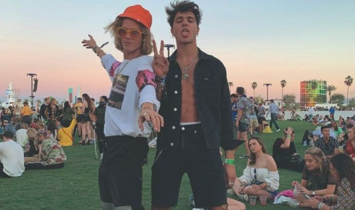 Biel Juste y Joan Margarit en el festival Coachella / INSTAGRAM