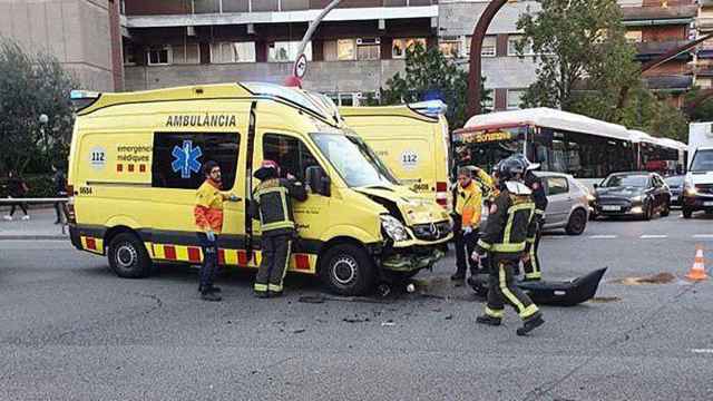 Accidente en el centro de Barcelona en una imagen de archivo / SPE