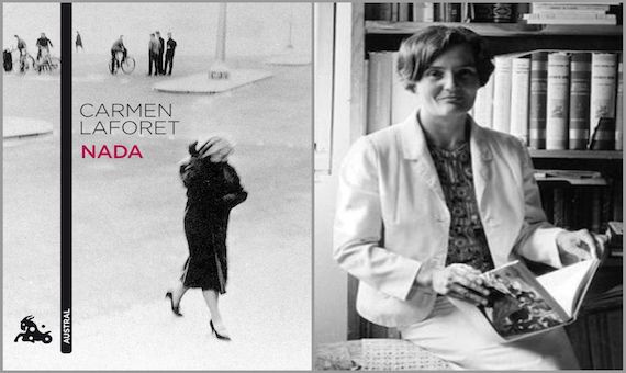 Fotomontaje del libro 'Nada' y Carmen Laforet, su autora / MA