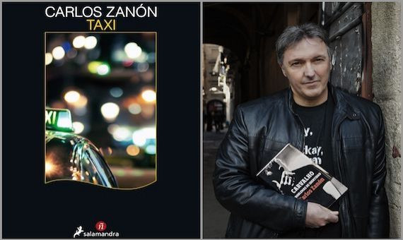 Fotomontaje del libro 'Taxi' y Carlos Zanón, su autor / MA