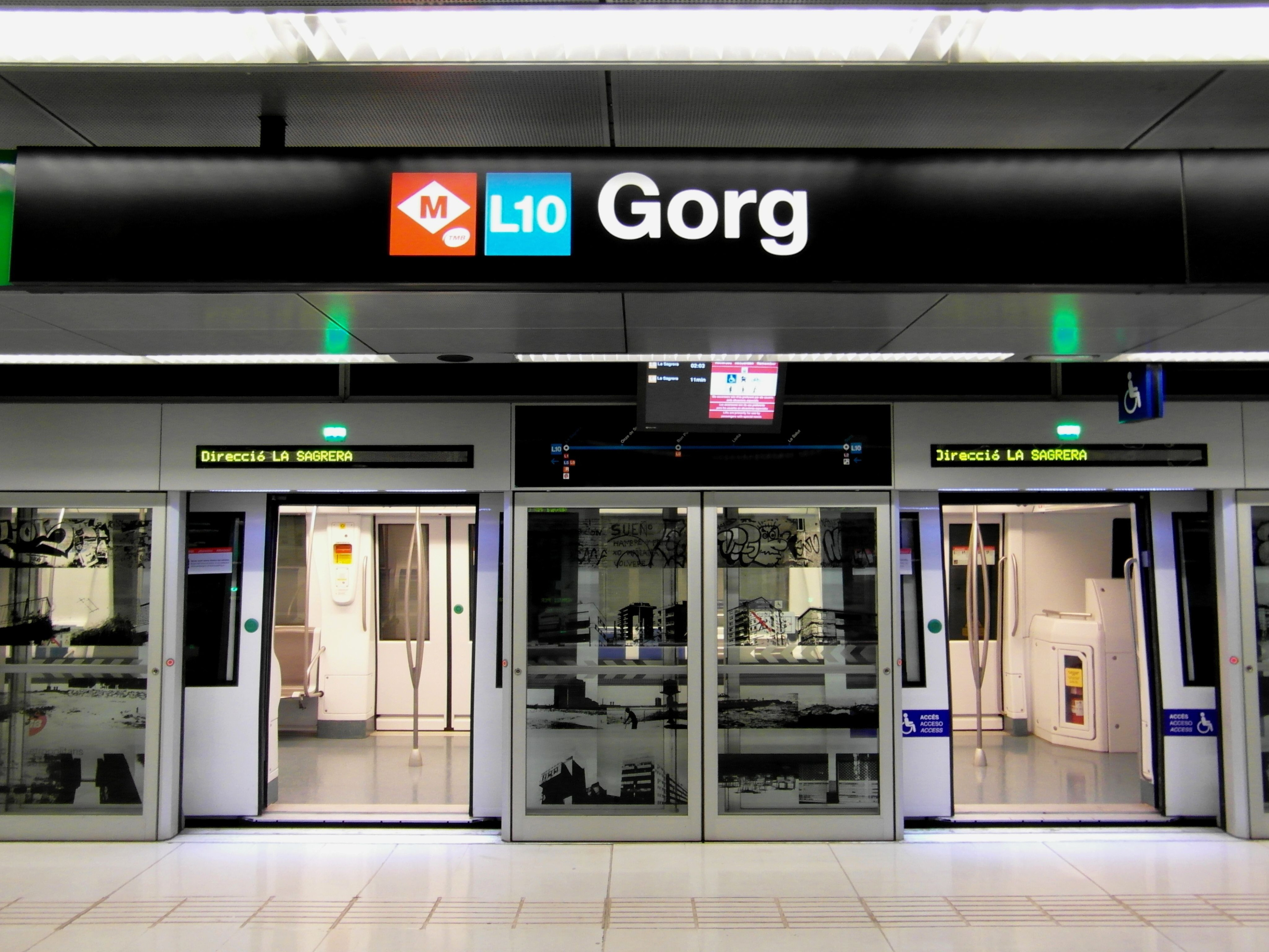 Estación de metro del Gorg, donde ha ocurrido el incidente / WIKIPEDIA