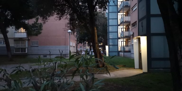 Edificios de viviendas en los alrededores de la calle Consicli de Trento / G.A