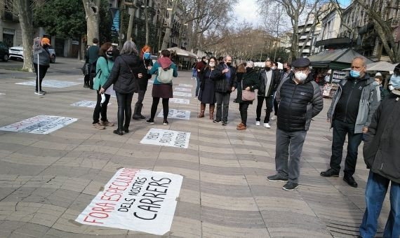 Manifestación en El Raval contra la narcoespeculación / REDES SOCIALES