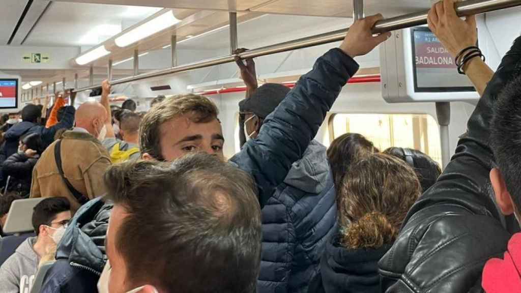 Interior de un tren de Rodalies en una imagen de archivo