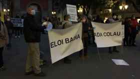 Manifestación contra Badia y Colau en Gràcia / RP