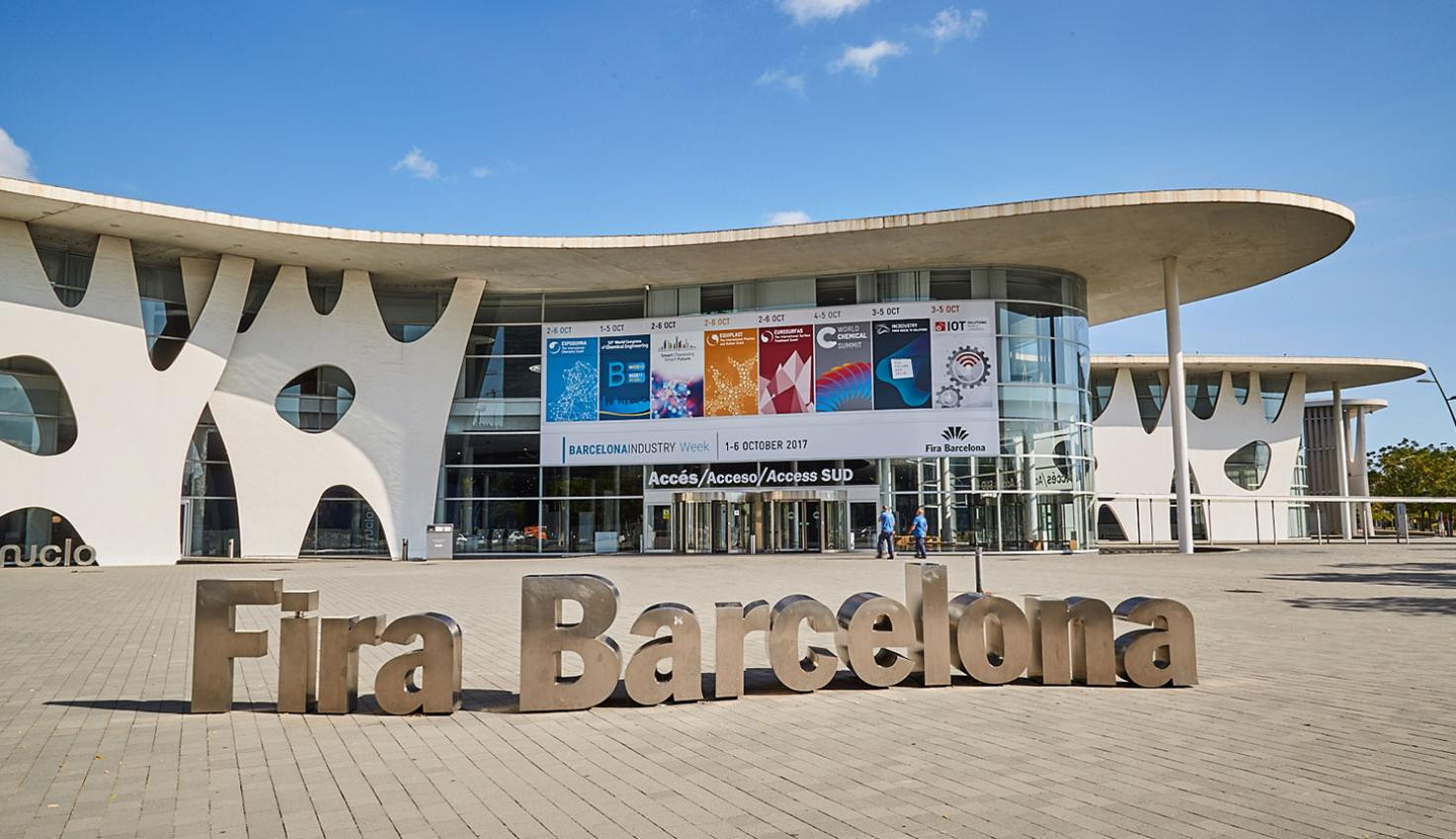 Exterior del recinto de la Fira de Barcelona de Gran Via / FIRA DE BARCELONA