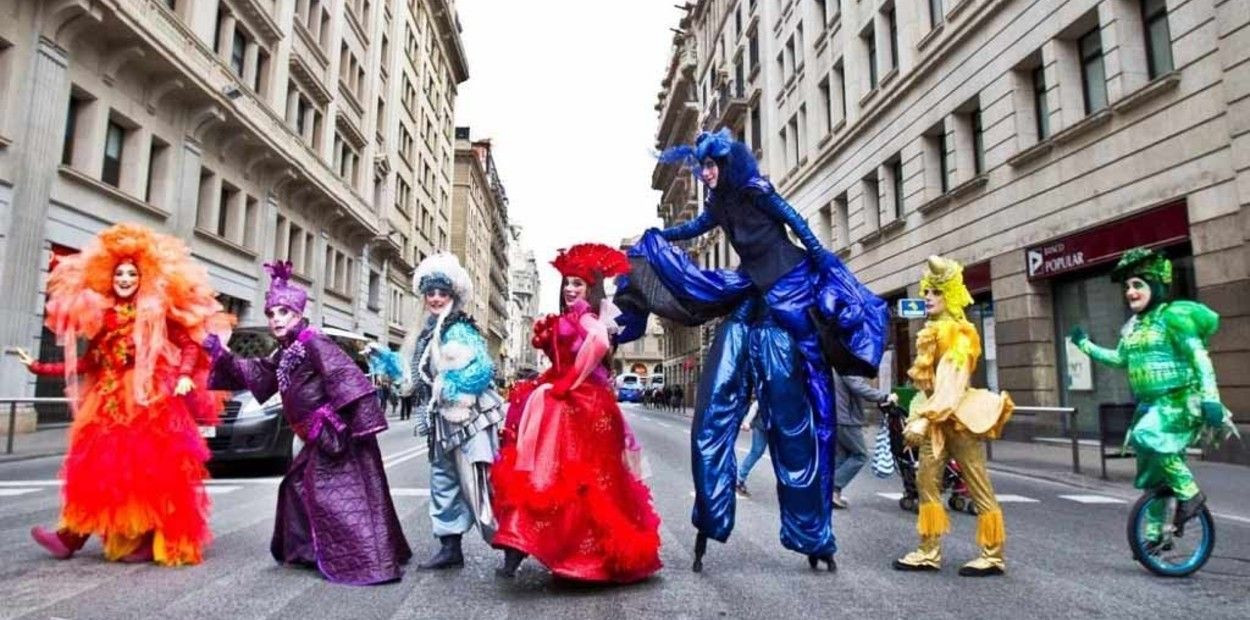 Celebración de carnaval en Barcelona / AJ BCN