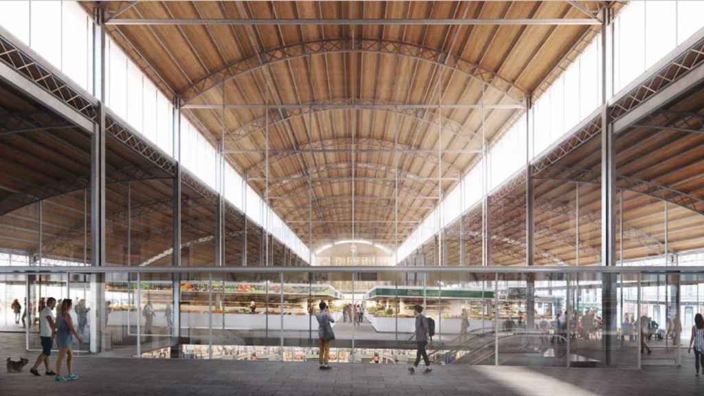 Render del nuevo mercado de la Abaceria / AYUNTAMIENTO DE BARCELONA