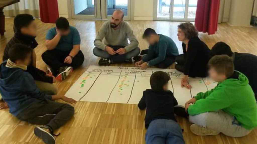 Actividad de ocio infantil en la Franja del Besòs / AJ BCN