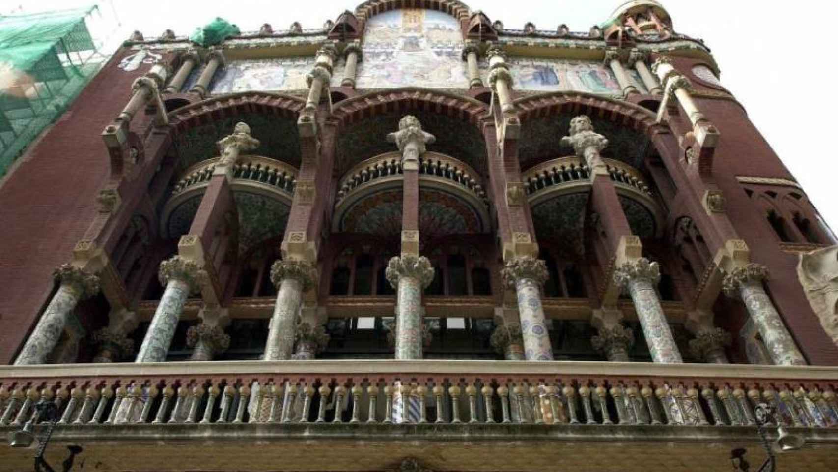 Vista parcial de la fachada del Palau de la Música Catalana / EFE