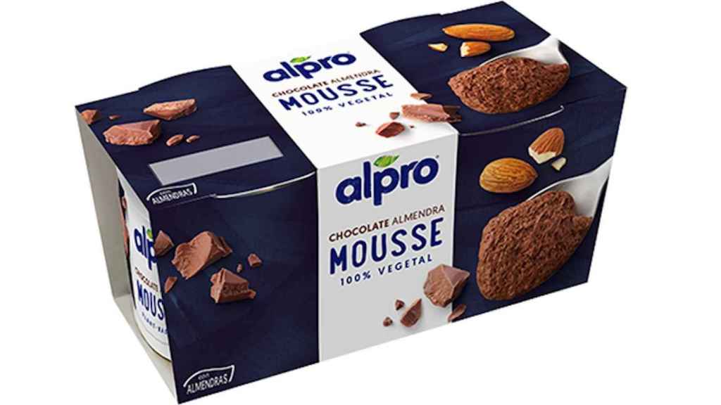 Mousse de chocolate 100% vegetal con base de almendra /ALPRO