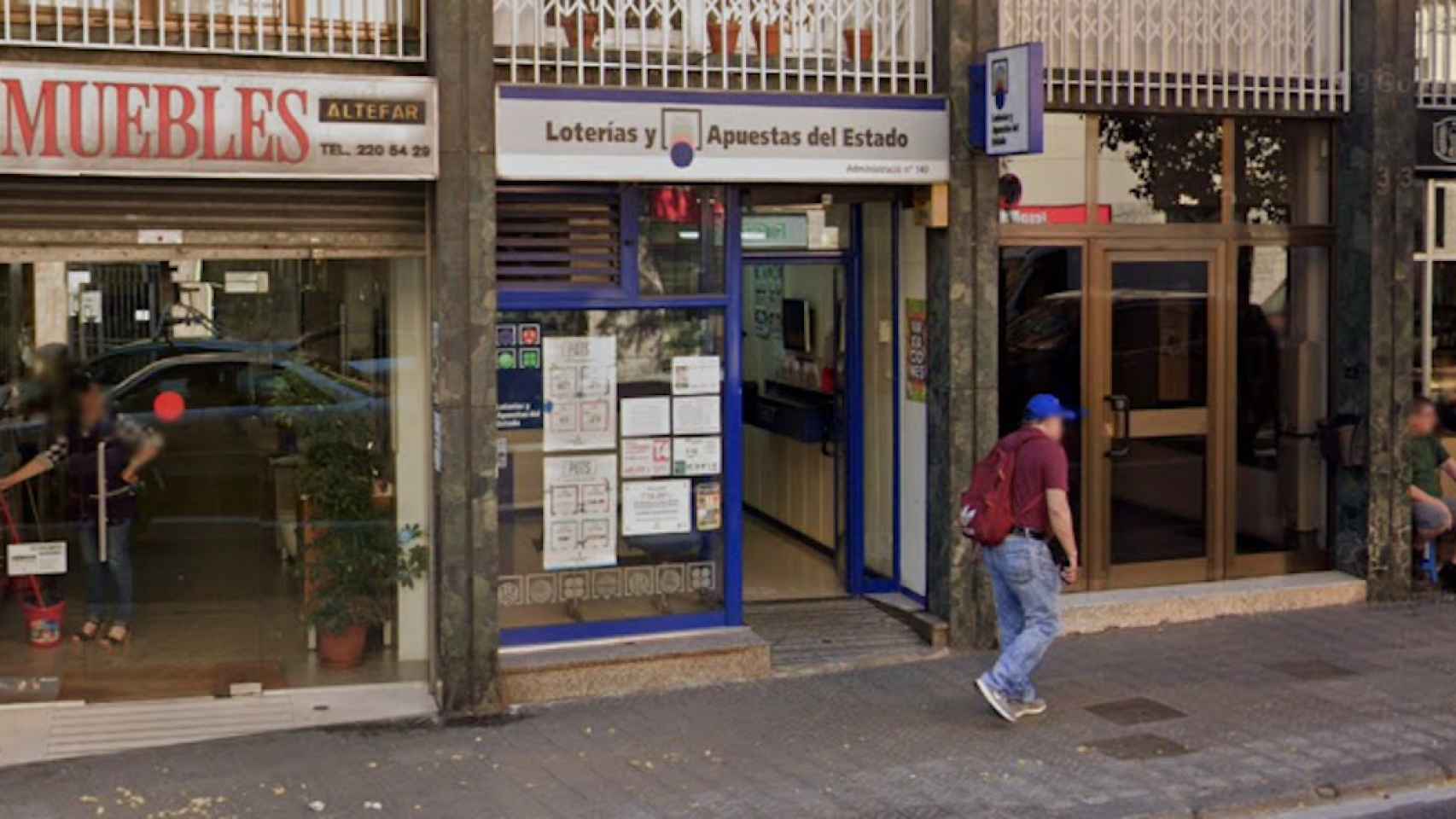 Administración de lotería de la avenida dels Quinze / GOOGLE STREET VIEW