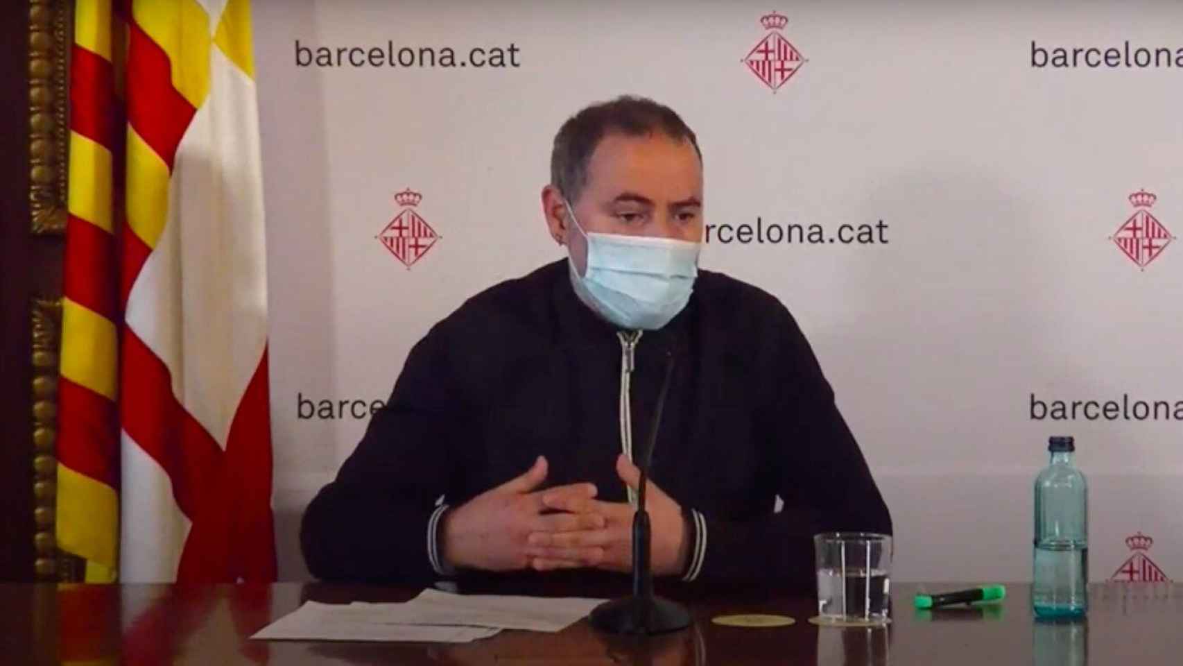 Eloi Badia tras la rueda de prensa / YOUTUBE