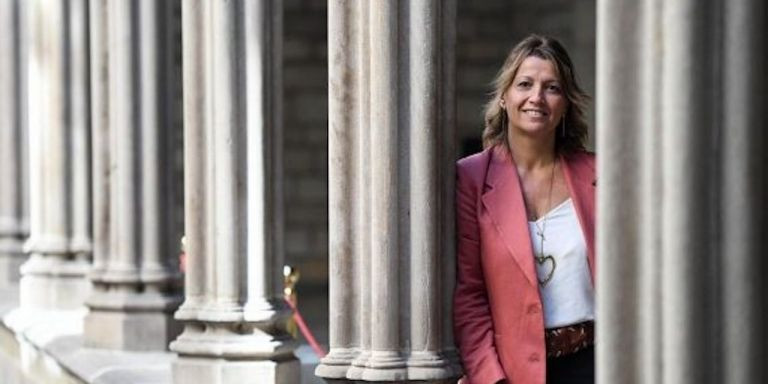 Eva Parera, en el Ayuntamiento de Barcelona / XAVIER JUBIERRE