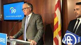 Josep Bou (izquierda) y Óscar Ramírez, concejales del PP en el Ayuntamiento
