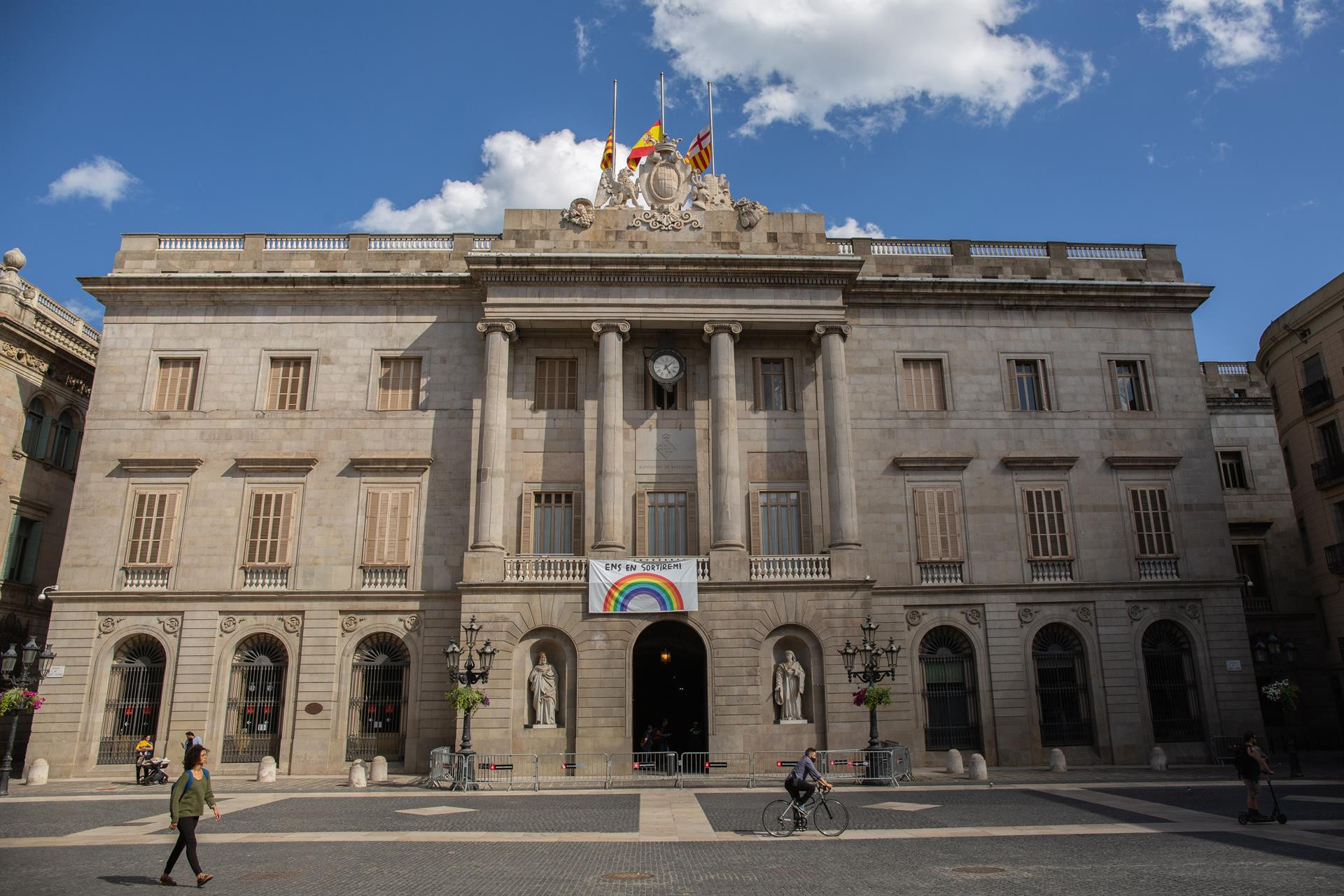 Fachada del Ayuntamiento de Barcelona / EUROPA PRESS - David Zorrakino