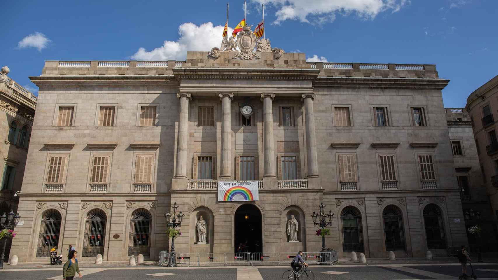 Fachada del Ayuntamiento de Barcelona / EUROPA PRESS - David Zorrakino