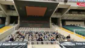 Festivals per la Cultura Segura durante la presentación del concierto del Palau Sant Jordi / EUROPA PRESS