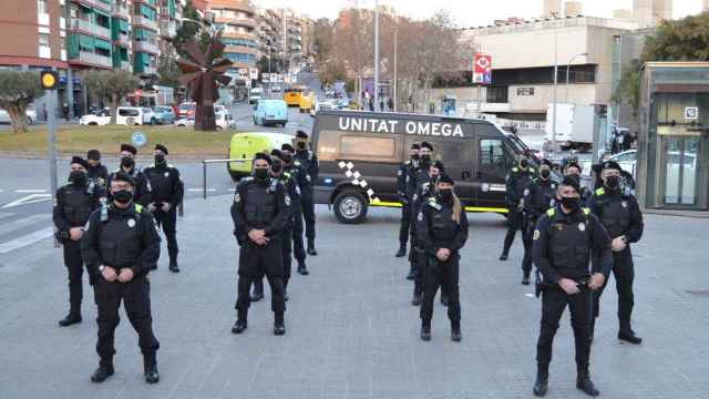 Presentación de la unidad Omega de la Guardia Urbana el 1 de febrero / AYUNTAMIENTO DE BADALONA