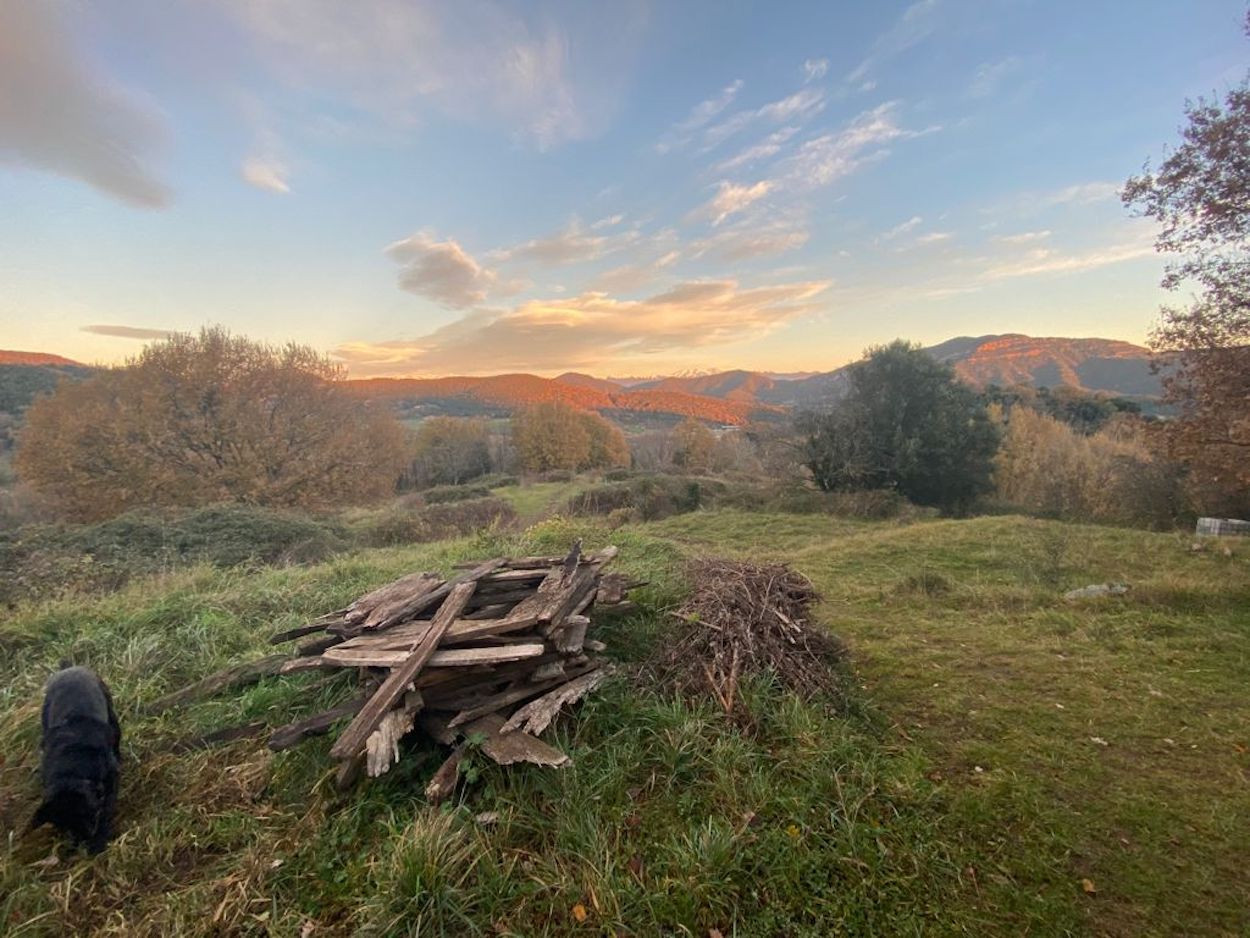 Vistas de la Zona Volcánica de la Garrotxa desde el municipio de Santa Pau / CEDIDA