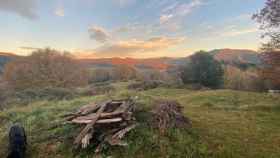 Vistas de la Zona Volcánica de la Garrotxa desde el municipio de Santa Pau / CEDIDA