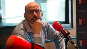 Jordi Basté en uno de los estudios de RAC1 / ARCHIVO