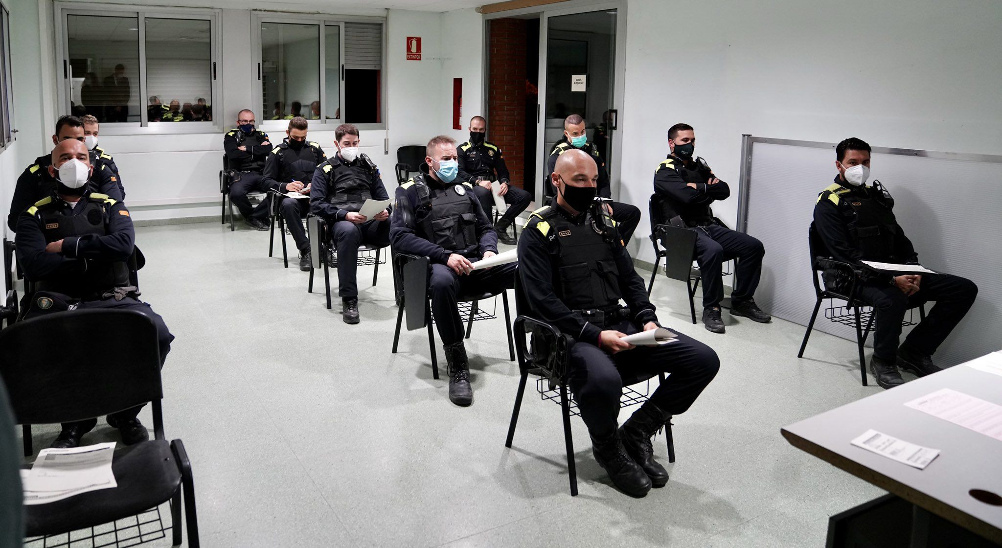 Agentes de la Guardia Urbana de Badalona / AYUNTAMIENTO DE BADALONA