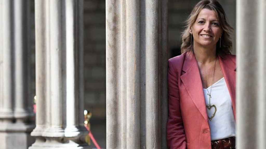 Eva Parera, regidora de BCN pel Canvi, en el Ayuntamiento de Barcelona / XAVIER JUBIERRE