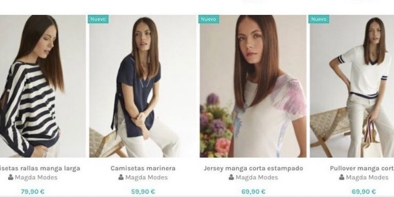 Algunos de los productos de moda que pueden encontrarse en el 'marketplace' de Castelldefels/ APROP ONLINE