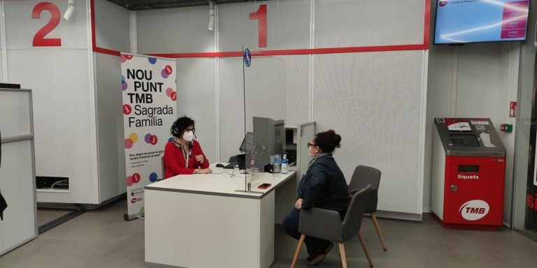 El nuevo punto de atención en la estación de Metro de Sagrada Família / EUROPA PRESS