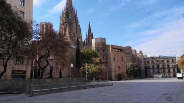 La plaza de la Catedral de Barcelona en una imagen de archivo