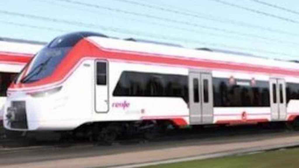 Diseño de uno de los nueves trenes de Alstom para Rodalies / RENFE