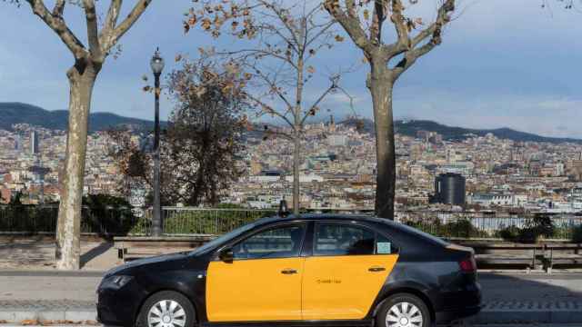 Un taxi en Barcelona en una imagen de archivo