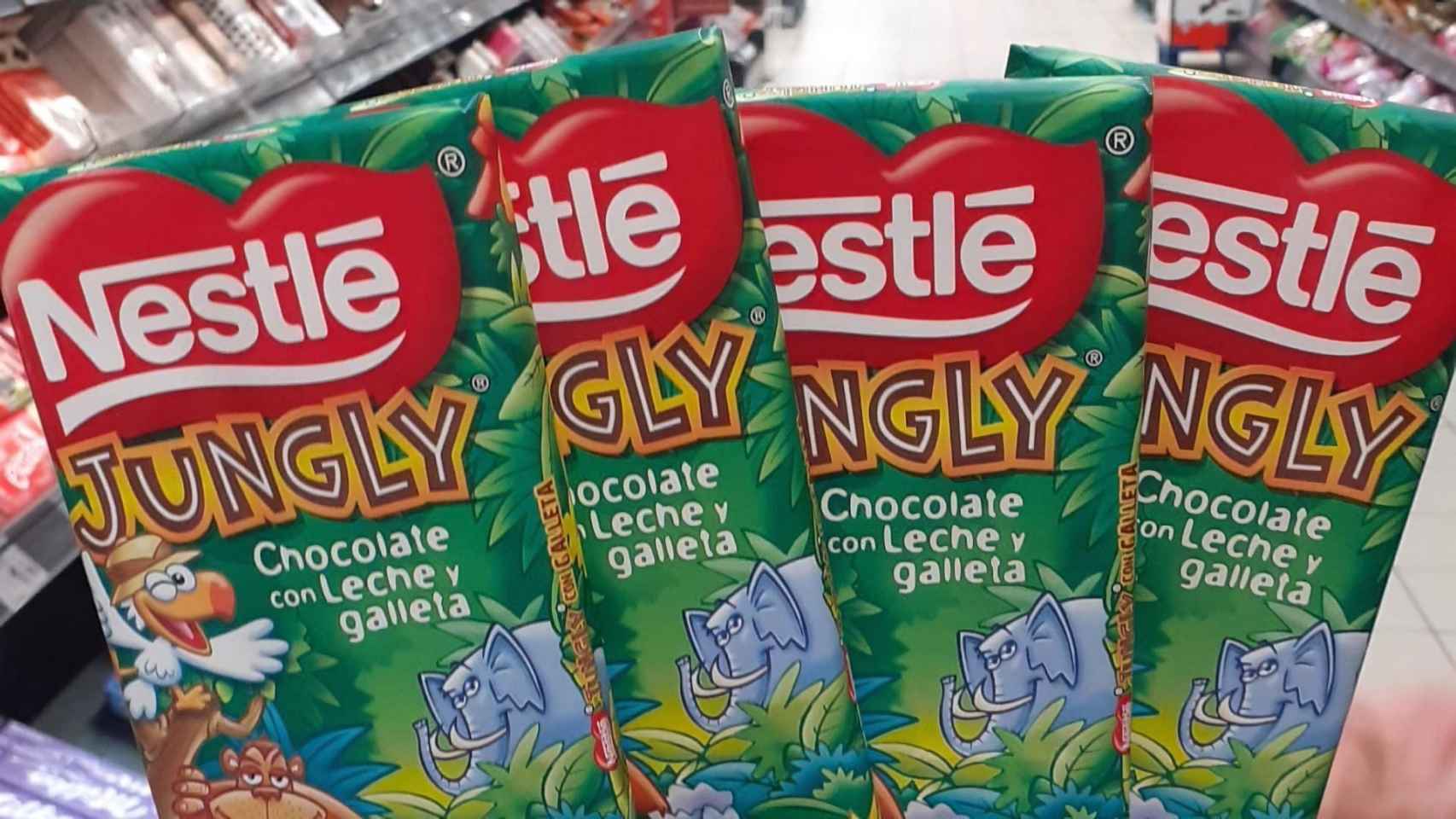 Tabletas de Nestlé Jungly en una imagen de archivo