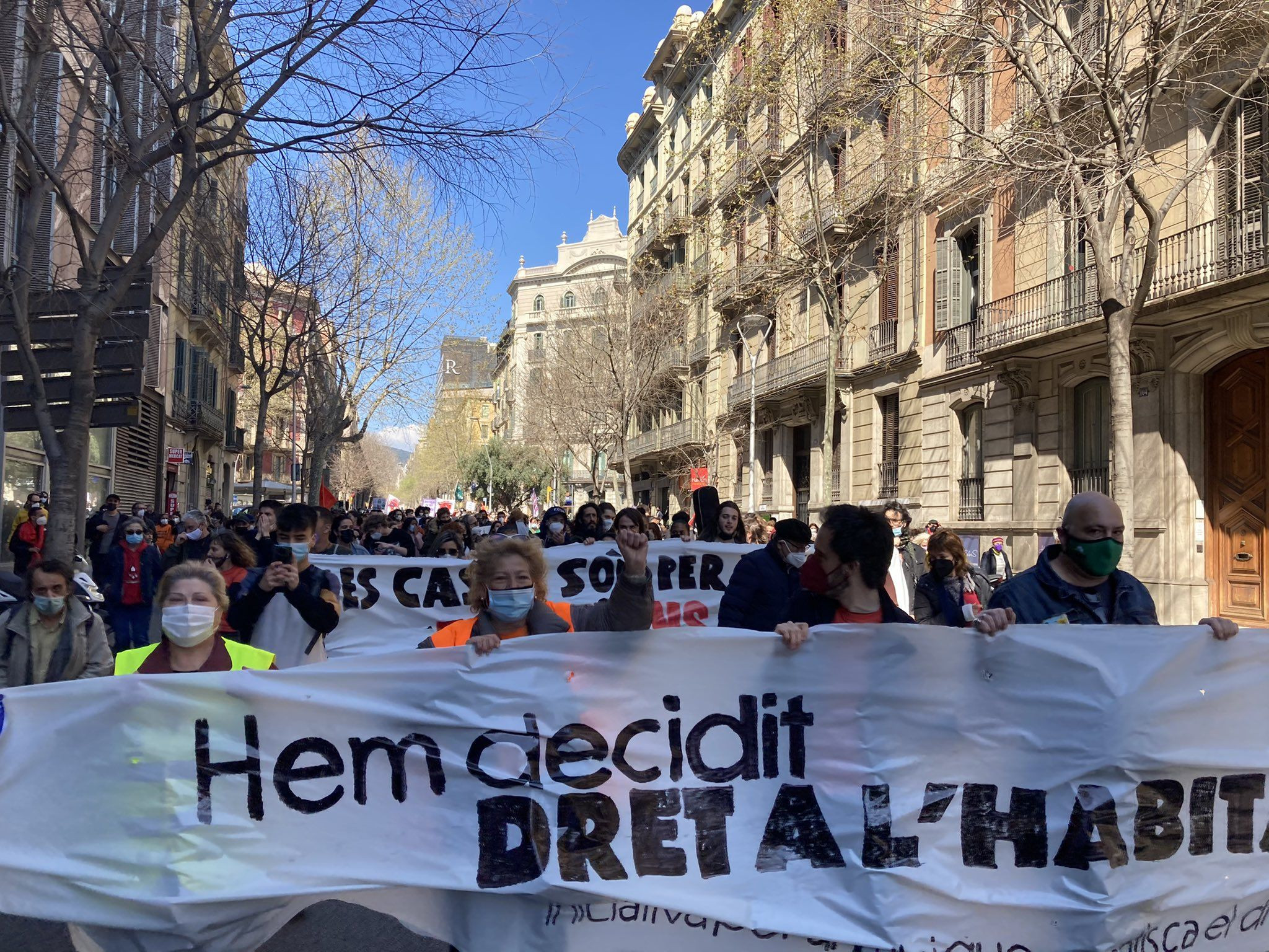 Manifestación a favor de la regulación del alquiler en Barcelona este sábado / CUP