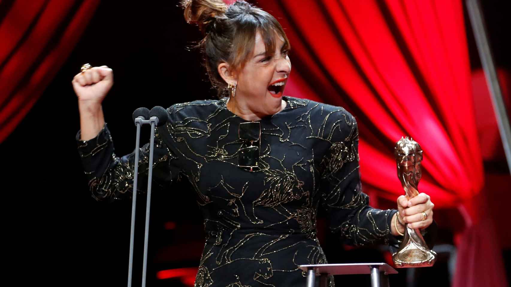 Candela Peña, mejor protagonista femenina por su papel en 'La boda de Rosa' en los Gaudí / EFE