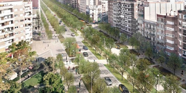 Render de la remodelación de Meridiana / AYUNTAMIENTO DE BARCELONA