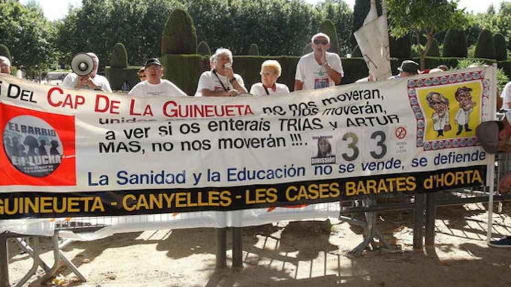 Protesta por los recortes de la Generalitat en sanidad en 2015 / ARCHIVO - EFE