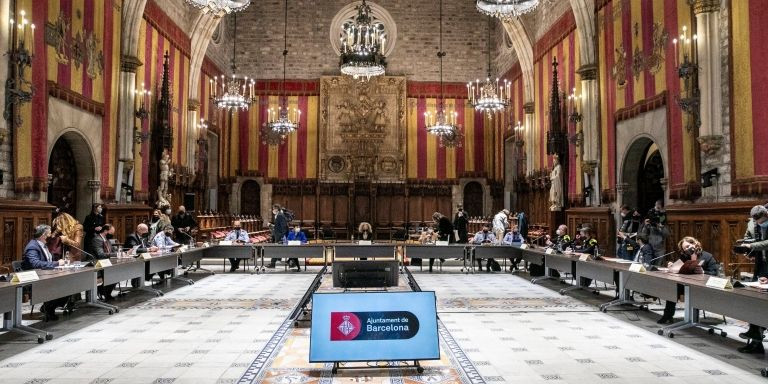 Durante el encuentro de la  Junta de Seguridad Local de Barcelona se ha hecho un balance del 2020 a nivel delictivo / AJ BCN