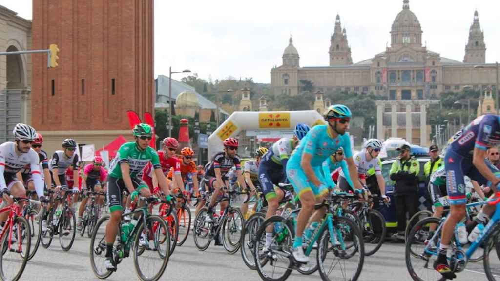 La Volta a Catalunya a su paso por Barcelona en una edición anterior / AYUNTAMIENTO DE BARCELONA