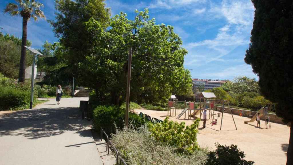 Parque de les Aigües, en el Baix Guinardó / AJ BCN