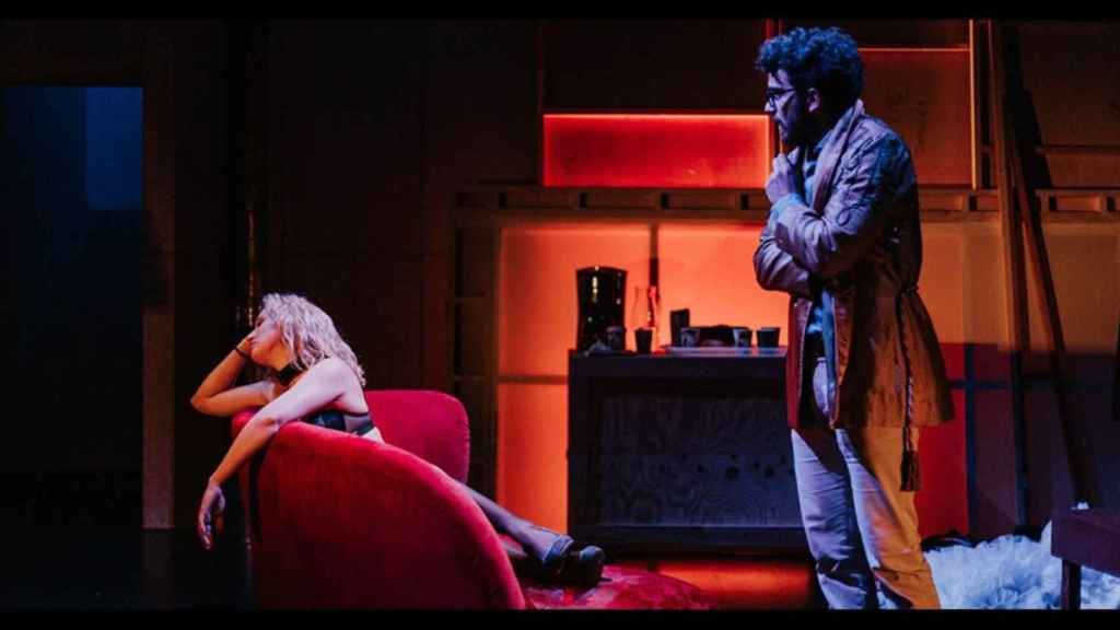 Imagen de los protagonistas en escena