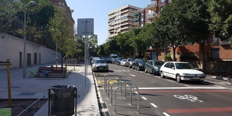 Calle Pisuerga, en Sant Ramon / AJ BCN