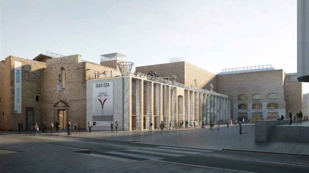 El futuro MACBA, tras su ampiación / MACBA