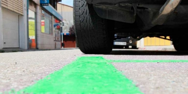 Estacionamientos de área verde en Barcelona / AJ BCN