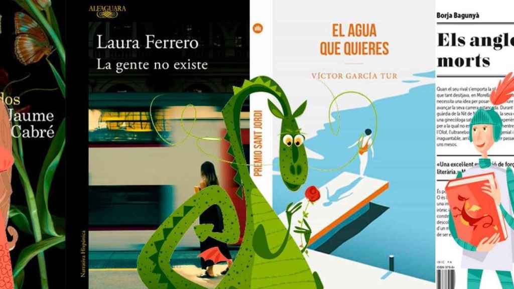 Algunos de los libros de autores barceloneses que te recomendamos para este Sant Jordi / PABLO MIRANZO (MA)