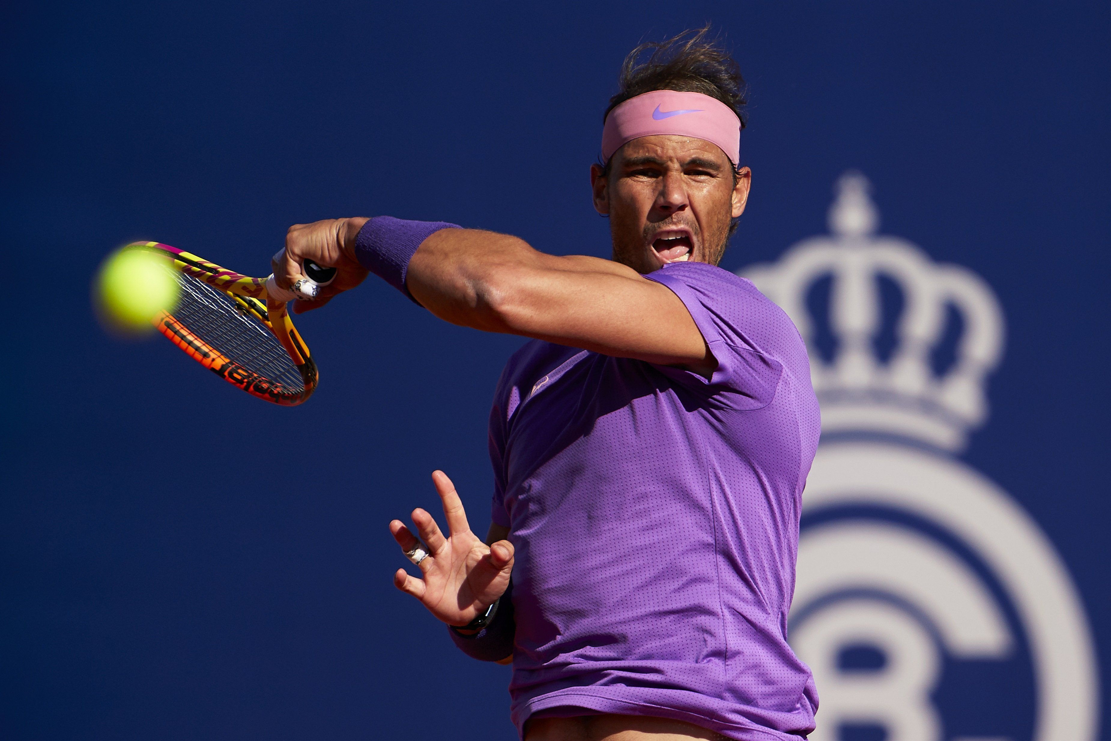 Rafa Nadal durante la final del Conde de Godó en Barcelona / EUROPA PRESS