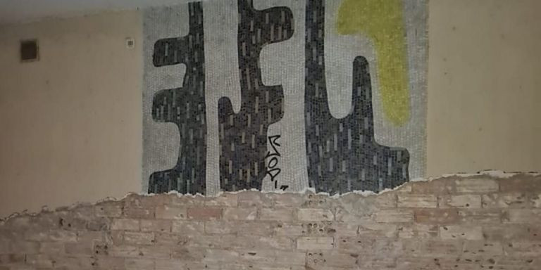 Así quedó el mural de Armand Olivé Milian / ASSOCIACIÓ VEÏNS VERNEDA ALTA