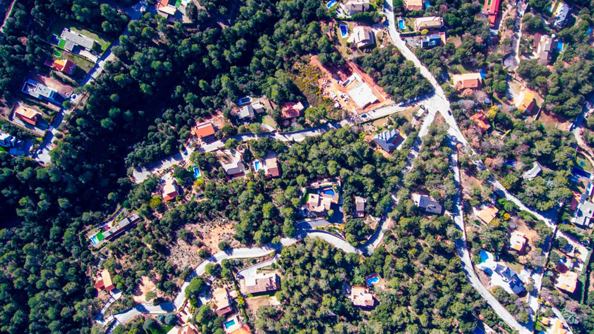 Vista aérea de Matadepera, el municipio más rico de España