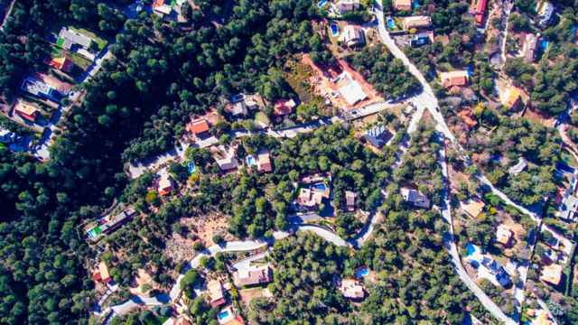 Vista aérea de Matadepera, el segundo municipio más rico de España según el INE